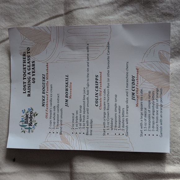 Blue Rodeo VIP Concert Swag - Picture 10 of 10